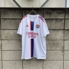 【D/S FOOTBALL UNIFORM】Olympique Lyonnais Home Soccer Jersey 2021/22