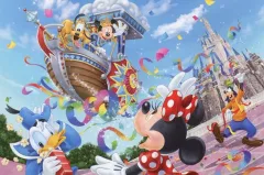 【中古】ポストカード 集合(空飛ぶ船) ポストカード 「ディズニー ミッキー＆フレンズ」 東京ディズニーリゾート限定