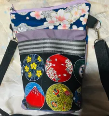 和柄　縁起もの　酒屋前掛け風　アソートトートバッグ