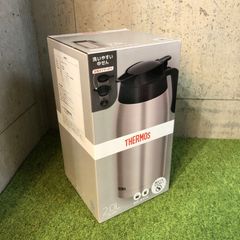 C8669 【未使用品】THERMOS サーモス ステンレスポット TTB-2001 容量:2.0L シルバー