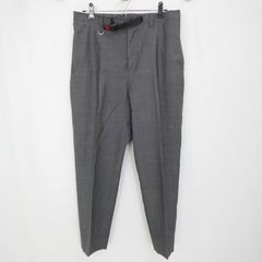 SOPHNET. ソフネット GRAMICCI グラミチ CROPPED WIDE TAPERD SLACKS クロップド ワイドテーパード スラックス ウール パンツ LIGHT GRAY S