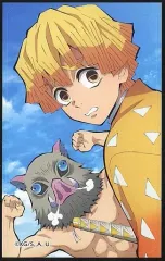 【中古】食玩 ステッカー・シール 29.我妻善逸＆嘴平伊之助 「鬼滅の刃 デコステッカー2 ガムつき」