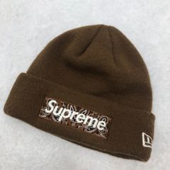 Supreme シュプリーム New Era  Bandana Box Logo Beanie Brown ブラウン　茶　ニット帽