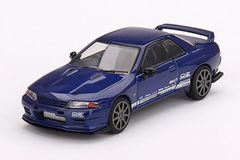 TrueScale Miniatures MINI GT 1/64 ニッサン スカイライン GT-R VR32 Top Secret メタリックブルー 右ハンドル 完成品