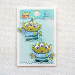 ワッペン アイロン ディズニー エイリアン ピクサー トイストーリー シール ミニ 帽子 被り物 バッグ D01Y1852 ビンテージ アウトドア