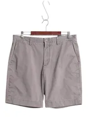 【お得なクーポン配布中!】 ポロ ラルフローレン チノ ショートパンツ メンズ 33 / ショーツ ストレッチ コットン 短パン アーミー タイプ ノータック チノパン グレー