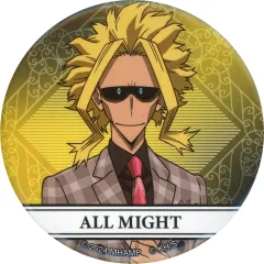 【中古】バッジ・ビンズ オールマイト 「劇場版 僕のヒーローアカデミア THE MOVIE ユアネクスト 缶バッジコレクション 描き下ろし」 劇場グッズ