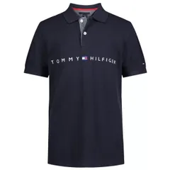 【新品】トミーヒルフィガー 半袖ロゴポロシャツ