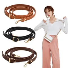 【数量限定】[DFsucces] ショルダーストラップ 3本 PUレザー 肩ひも 持ち手 肩ひも 斜め掛け 肩ひも 調節可能 バッグ修理 交換用 付け替え ハンドメイド (3色)