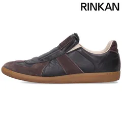 新品 42 マルジェラ 23ss ジャーマントレーナー 紫 パープル 16121 Maison Margiela スニーカー42 ジャーマントレーナー マルジェラ