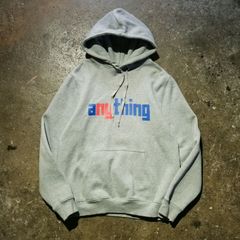 新品 aNYthing LOGO HOODIE ロゴ スウェット パーカー L - メルカリ