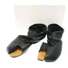 美品！マメクロゴウチ　ストラップ付きサンダル (箱付き　黒色　23.5cm) 2025年最新】マメ／マメクロゴウチ レディース サンダル・ミュールの