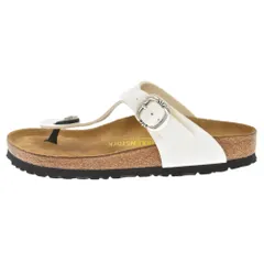 CHROME HEARTS (クロムハーツ) ×BIRKENSTOCK Gizeh ×ビルケンシュトックギゼ レザーサンダル シューズ ホワイトのサムネイル