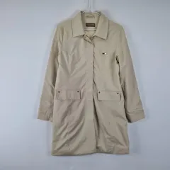 D4958 PGA TOUR レディース 90 ベージュ トレンチコート ジップアップ ジャケット