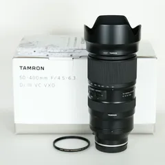 タムロン TAMRON 50-400mm 新品未使用 Amazon.co.jp: Tamron 50~400mm F/4.5-6.3 Di III VC VXD Nikon