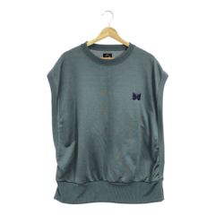 Needles ニードルズ ジャーナルスタンダード別注 Sleeveless Sweat スリーブレススウェット ベスト MR490 メンズ グリーン