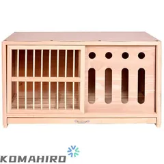 鳩の檻 木製 鳥ケージ 、鳥籠 インコ 鳥かご ケージ インコ 、ハト、オカメインコ、セキセイインコ、その他の鳥に適しています 鳥かご 、引き戸のデザイン オカ