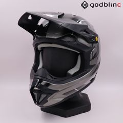 ZEALOT　マッドジャンパー2 CARBON HYBRID GRAPHIC GRAY METALLIC  Lサイズ　MJC0012　オフロードヘルメット