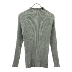 SENSE OF PLACE センスオブプレイス 長袖 ストレッチリブハイネック セーター Free グレー ニット レディース 古着