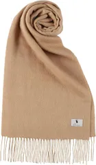 Elensia エレンシア カシミヤ １００％ マフラー レディース メンズ 無地 全９色(キャメル)