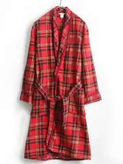 60's 70's ビンテージ USA製 ■ Luxury Robe チェック 