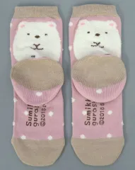 【中古】衣類 しろくま かかとすべすべ! おうちソックス(ロークルー丈) 22～24cm 「すみっコぐらし」