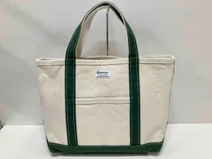 orcival オーシバル トートバッグ ベージュ×グリーン