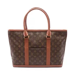 ルイ・ヴィトン LOUIS VUITTON トートバッグ サックウィークエンドPM モノグラム M42425 PVCコーティングキャンバス レザー ウィークエンドPM レディース Used A