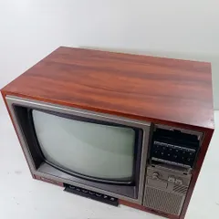 National ブラウン管テレビ　レトロ 昭和レトロ！National ブラウン管テレビ 1978製 TH14-P49 テレビ
