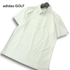 adidas GOLF アディダス ゴルフ 春夏★ ロゴ刺繍 ドット 総柄 半袖 ポロシャツ Sz.L/G メンズ