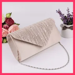 ★スタッフおすすめ★パーティーバッグ 結婚式 クラッチバッグ 高見え ビジューフォーマルバッグ 謝恩会 披露宴 チェーンバ 上品　おすすめ おしゃれ　★売れ筋★　人気 高見え　高級感