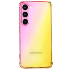 Galaxy S23 ケース SC-51D SCG19 ギャラクシーs23  グラデーション耐衝撃 ソフト ケース 【Color】 イエロー・ピンク
