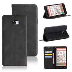 GejinFans に適用する京セラ BASIO4 KYV47 ベーシオ4 かんたんスマホ2 A001KC フリップケース 手帳型 ノートブック型 多機能携帯電話ホルダー バンプパターン テクスチャ耐久性 摩擦耐性 スマホケース 男女に適した多色オプション (