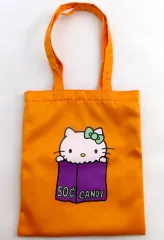 【中古】バッグ ハローキティ(オレンジ) オリジナルトートバッグ 「Hello Kitty展-わたしが変わるとキティも変わる-」 東京会場限定