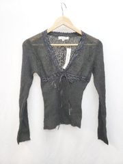 rurumu asymmetry ruffle knit cardigan - メルカリ