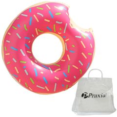 Praxia 浮き輪 浮輪 うきわ 人気 子供用 大きい ドーナツ ピンク 直径 70cm