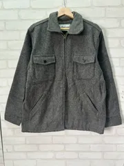 70s USA製 Melton Wool Jacket 無地 古着 ヴィンテージ 70's USA製 Melton Wool Jacket / メルトン ウールジャケット