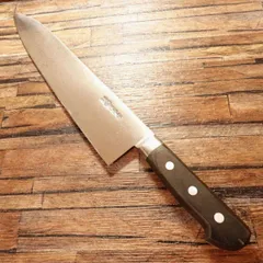 堺一文字光秀　柳刃　白紙1号　紋鍛錬　８寸　中古 堺一文字光秀 柳刃 白紙1号 紋鍛錬 8寸 中古