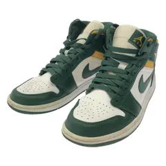 NIKE ナイキ Air Jordan 1 Mid Seattle Supersonics  ミッドカットスニーカー 554724-371 グリーン ホワイト 26cm