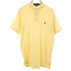 Polo by Ralph Lauren ポロバイラルフローレン 半袖 ポロシャツ M イエロー メンズ 古着