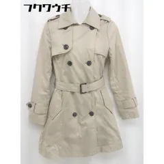◇ ◎ ROSE BUD ローズバッド 長袖 トレンチ コート サイズF ベージュ レディース  【中古】 【1107260000432】のサムネイル