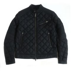 美品□19-20AW MONCLER/モンクレール BREITMAN GIUBBOTTO レザーロゴワッペン スタンドカラー WZIP ダウンジャケット ブラック 2 正規品