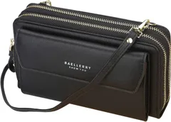 【在庫処分】[LeafIn] レディース 財布 斜めがけ 携帯ポーチ 軽量 スマホショルダー ショルダーバッグ お財布ポシェット お財布ショルダー ポーチ 斜め掛け 長財布 カードケース スマホポーチ