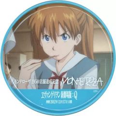 [중고] 머그잔·탕만 식파 아스카·랭글리 선물 코스터 [에반게리온×몬테로자] 메뉴 주문 특전