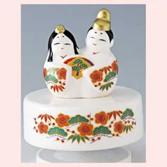 よりそい雛　オルゴール　SA-245　※陶器,置物,ひなまつり,雛祭り,ひな人形,雛人形