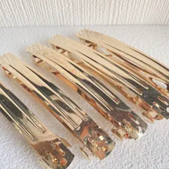 バレッタ土台５個◇ゴールド◇少々難あり