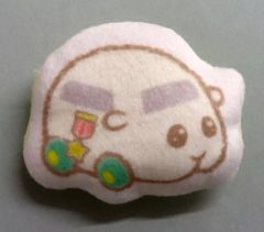 [중고] 배지 핀스 시로모 푹신한 배지 [PUI PUI 몰카 PremiumShop -DesignProduced by Sanrio-]
