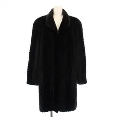 お値打ち品◆毛皮美品◆高級毛皮◆Guy Laroche/ギラロッシュ◆セーブル×シルク◆リバーシブル◆ショートコート◆着丈60cm◆No.941 ○美品 最高級○ギラロッシュ Guy Laroche 毛皮 襟巻き マフラー