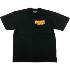 古着 STRANGER THINGS ストレンジャーシングス バックプリント 映画 ムービーTシャツ メンズM相当/eaa536178