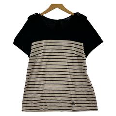 BURBERRY LONDON バーバリーロンドン ボーダーカットソー size5/ベージュ×ブラック
